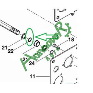 Втулка Kverneland Оptima AC859332 (АС859332), KVERNELAND